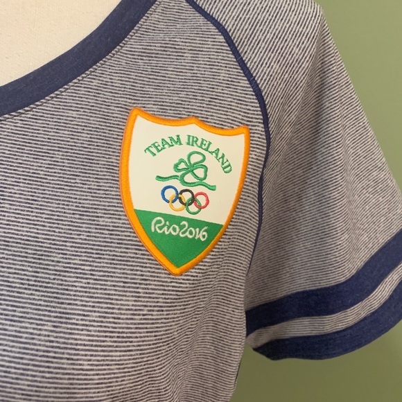 🏆New Balance Team Ireland Blue Athletic Shirt - Picture 2 of 7